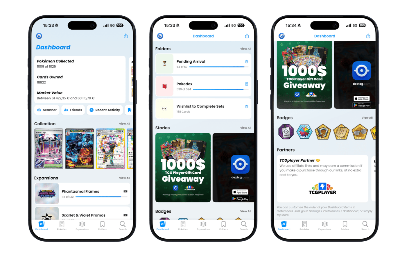 Dashboard Feature