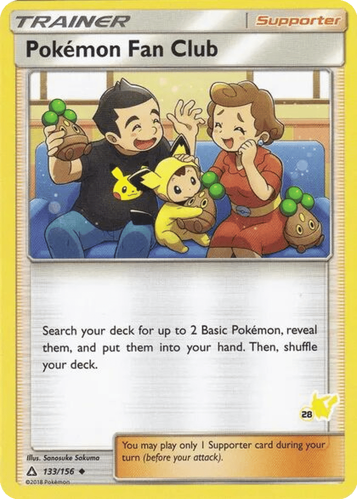 Pokémon Fan Club card