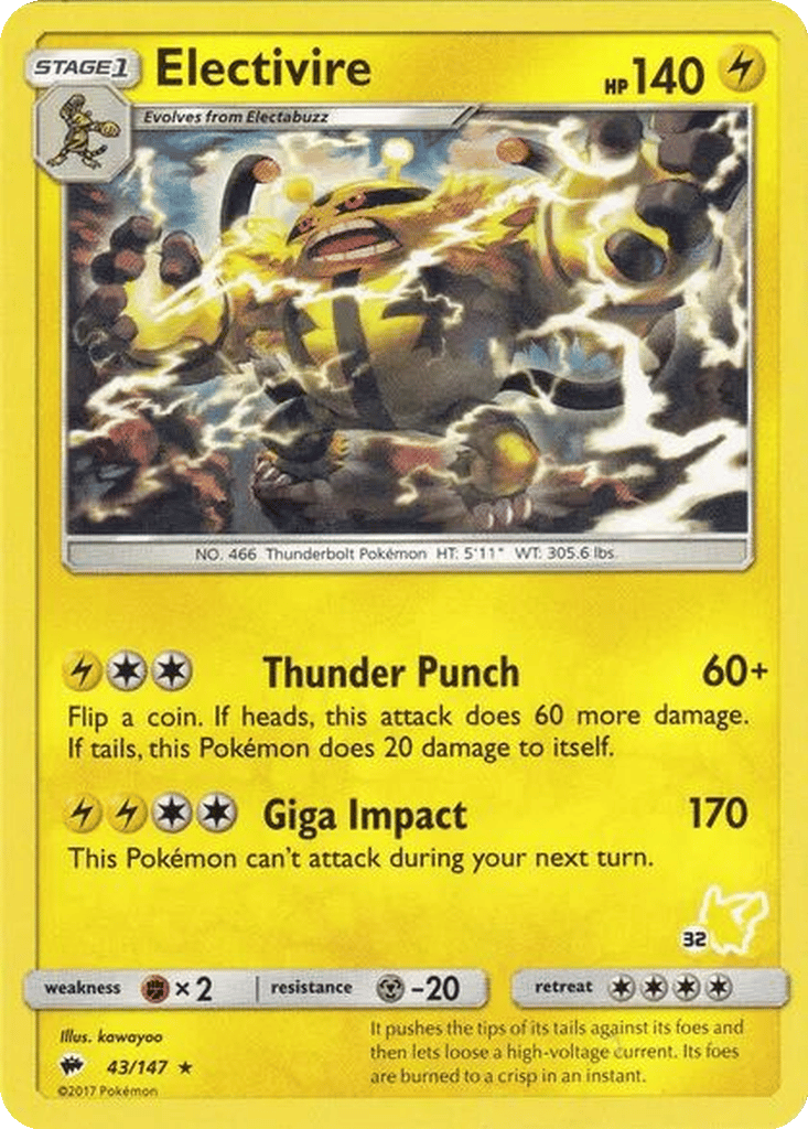 Electivire card