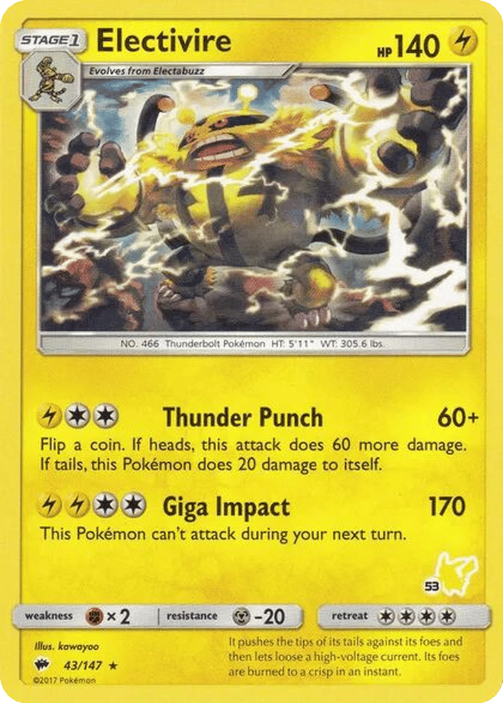 Electivire card