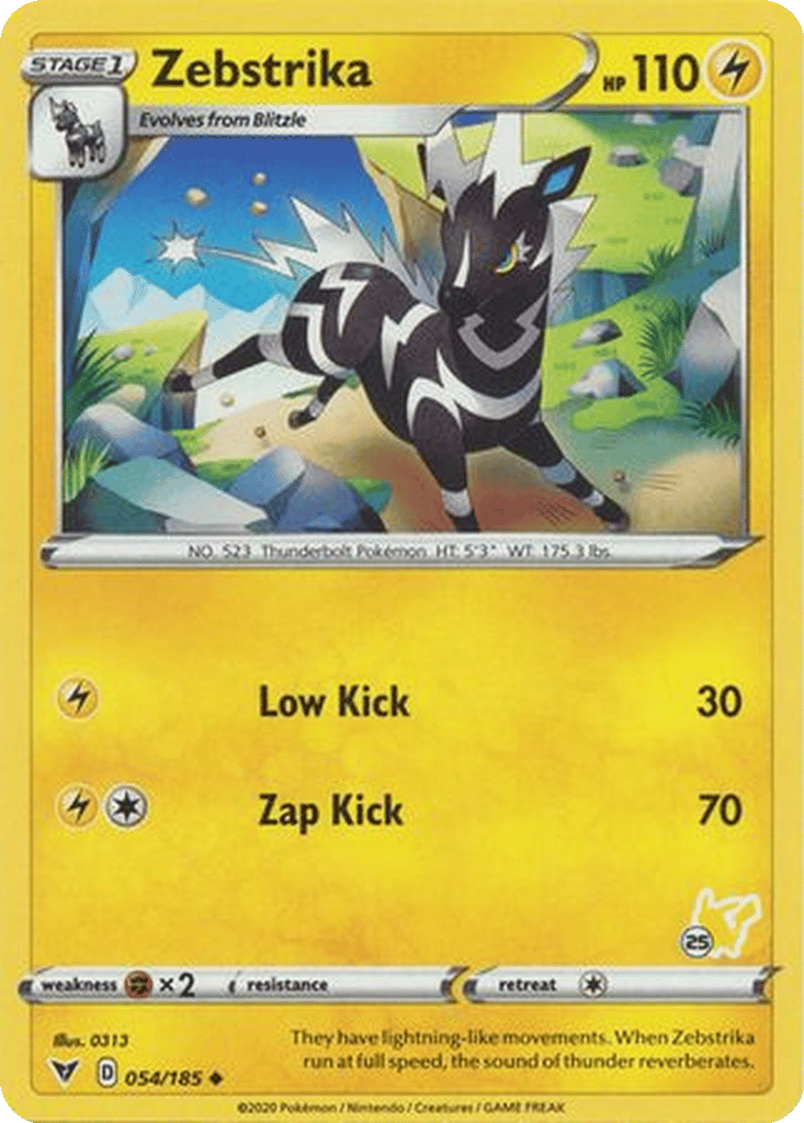 Zebstrika card