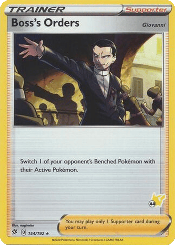 Boss's Orders (Giovanni) card