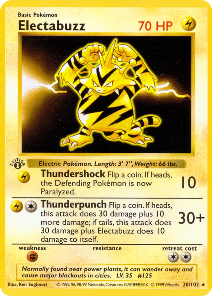 Electabuzz card