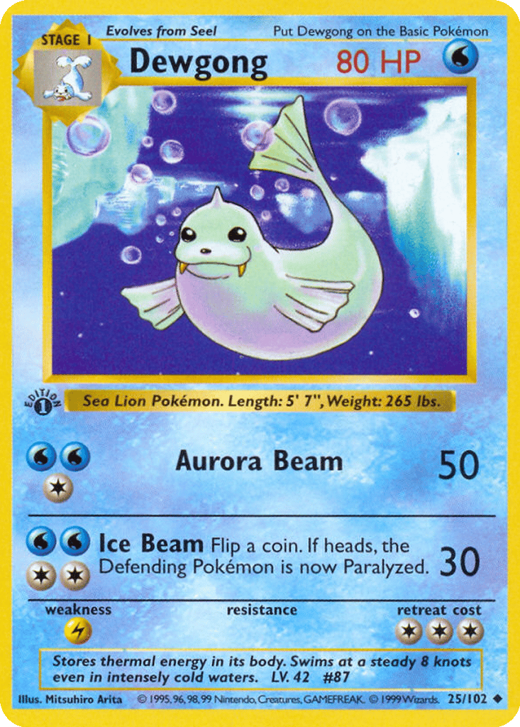 Dewgong card