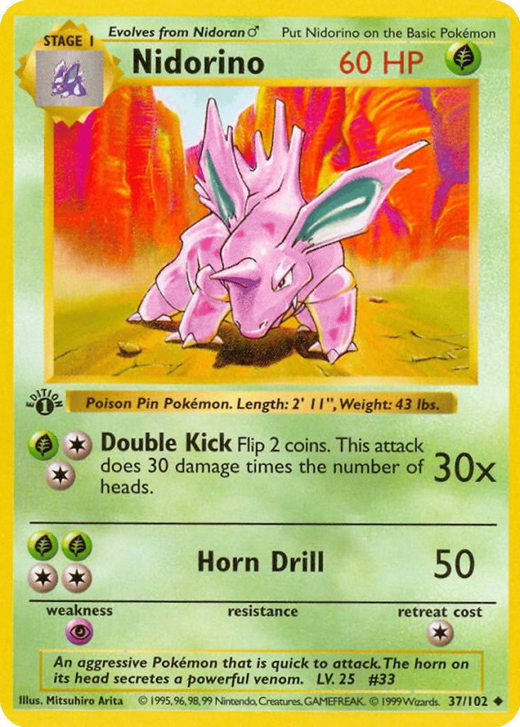 Nidorino card
