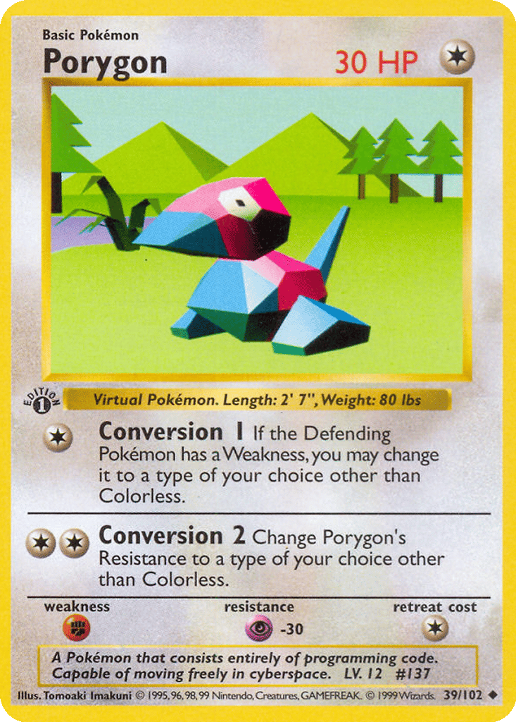 Porygon card