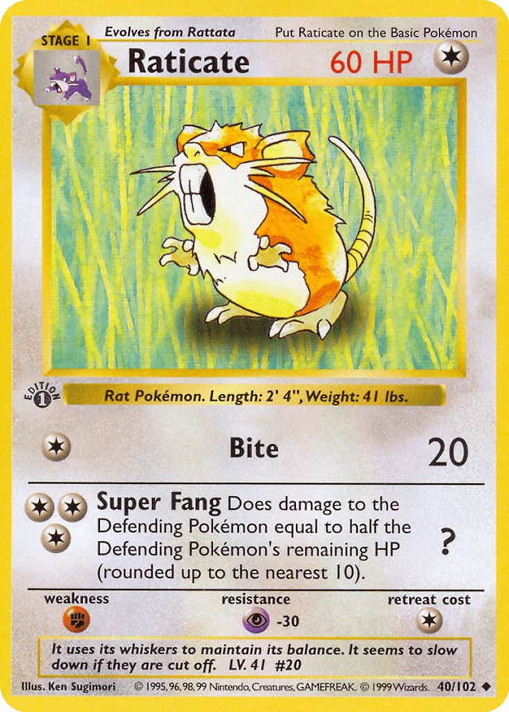 Raticate card