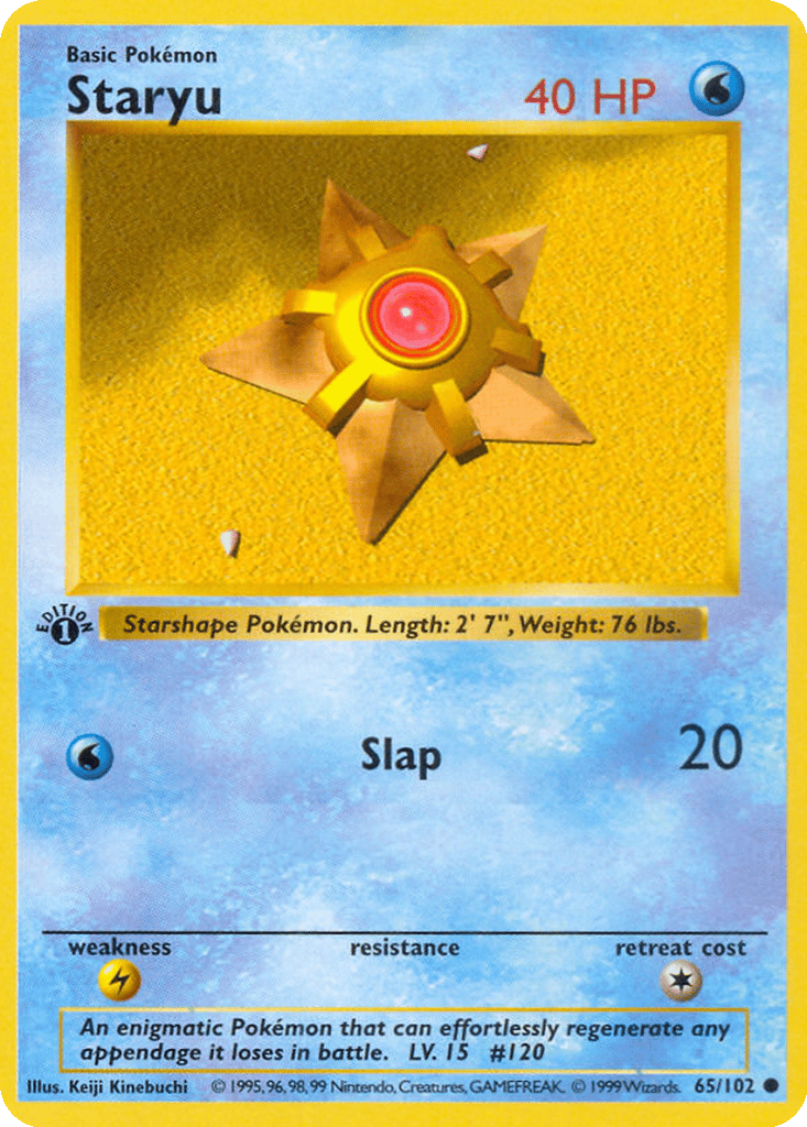 Staryu card