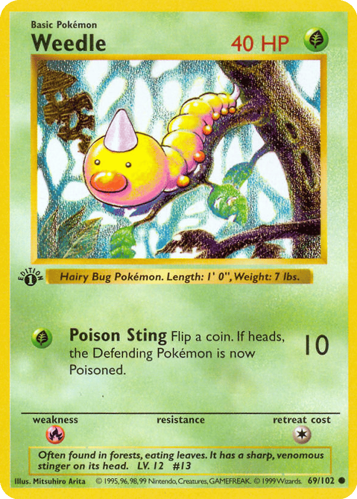 Weedle card
