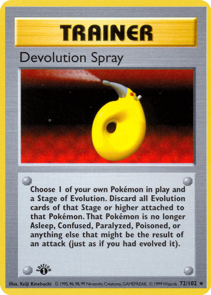 Devolution Spray card