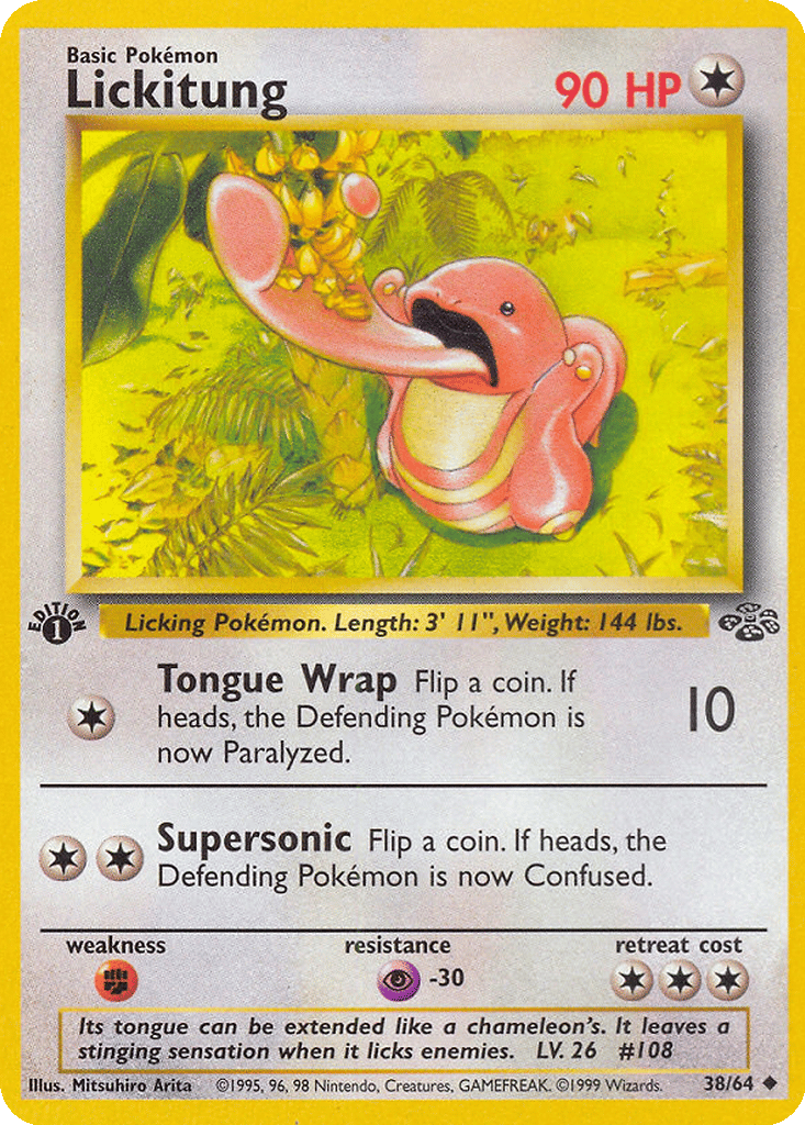 Lickitung card
