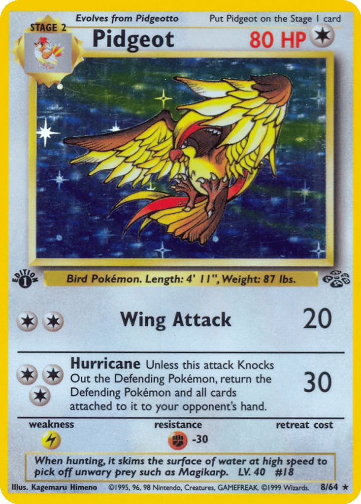 Pidgeot card
