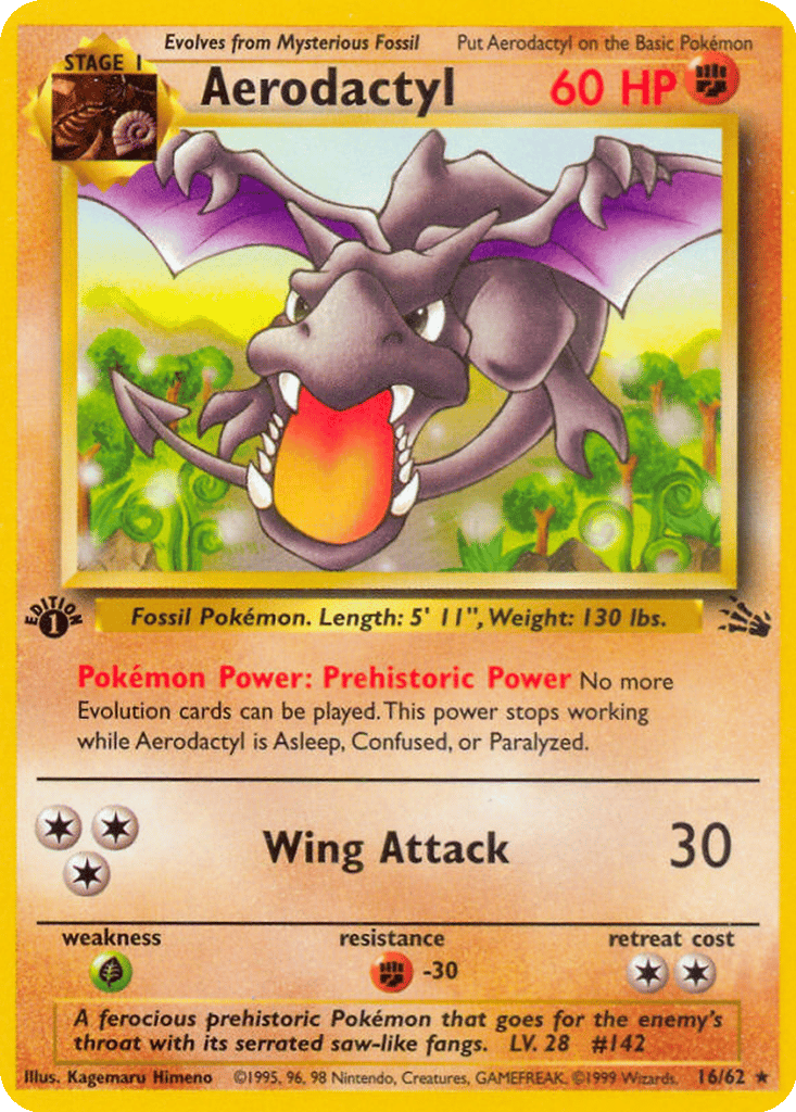 Aerodactyl card