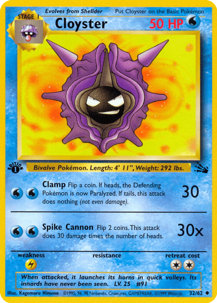Cloyster card