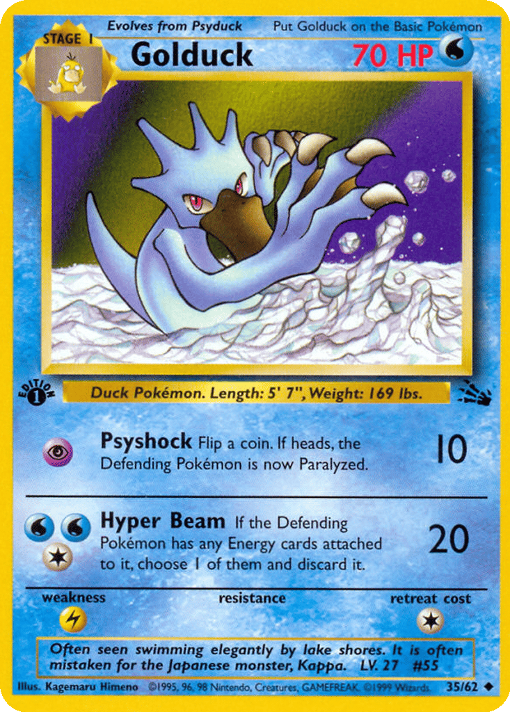 Golduck card