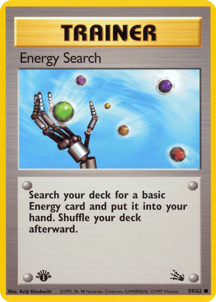 Energy Search card