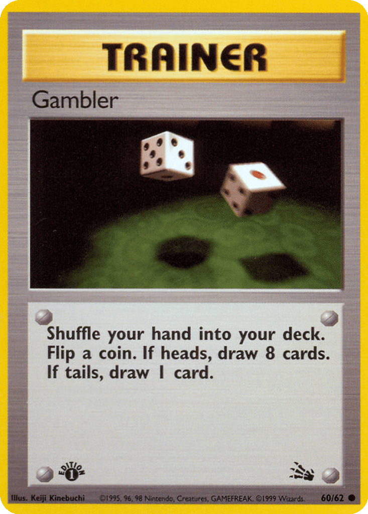 Gambler card