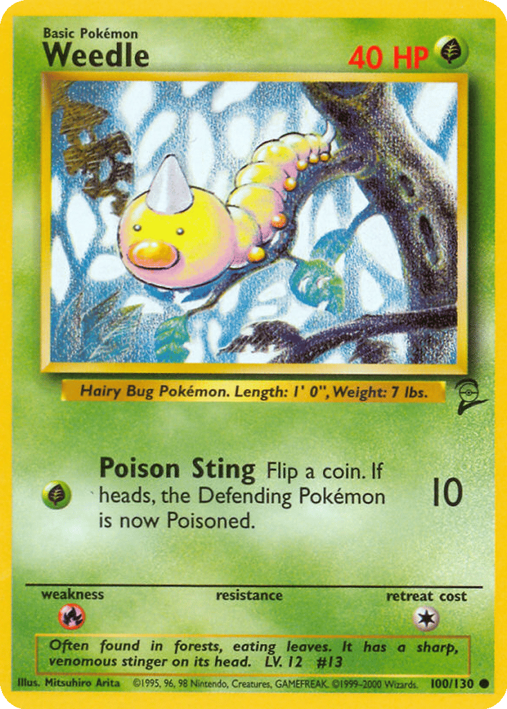 Weedle card