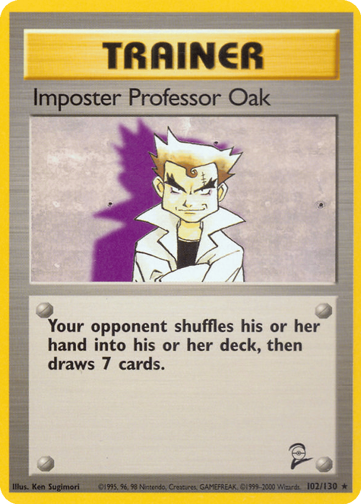Imposter Professor Oak card