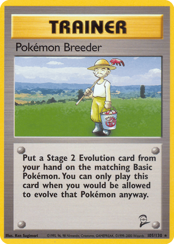 Pokémon Breeder card