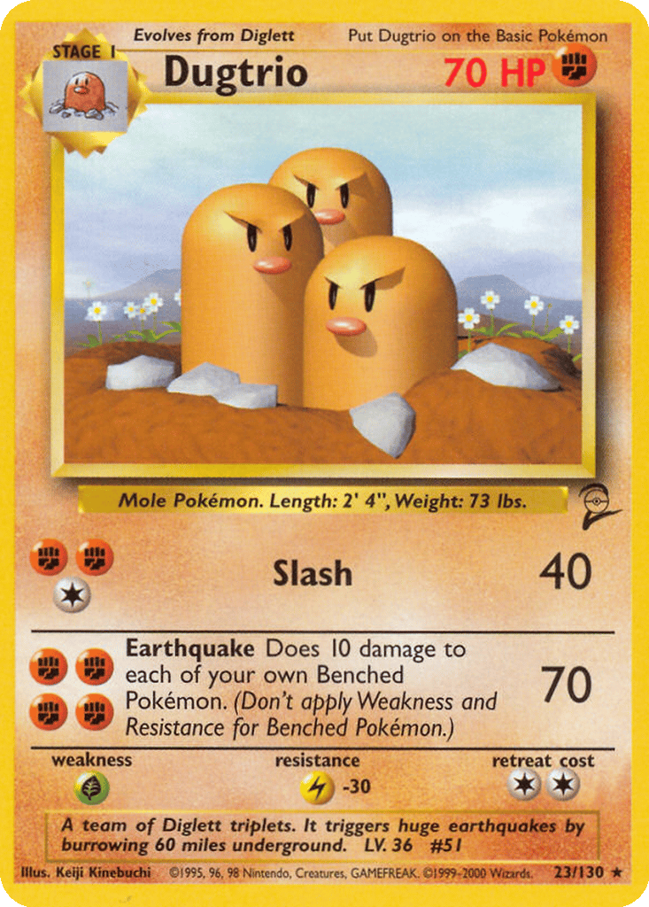 Dugtrio card