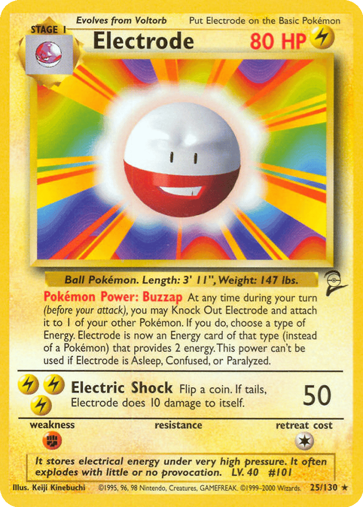 Electrode card