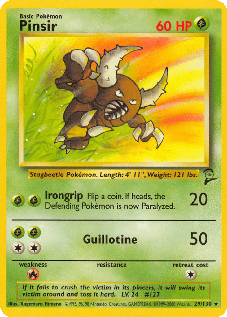 Pinsir card