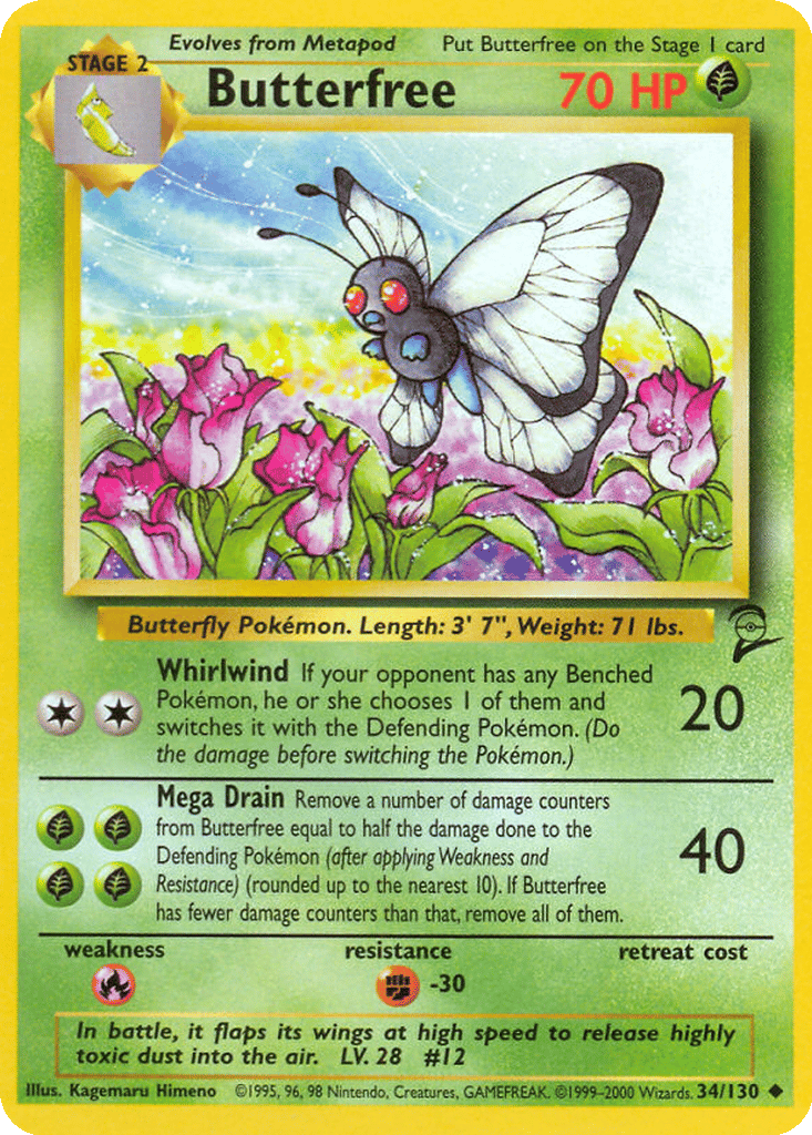Butterfree card