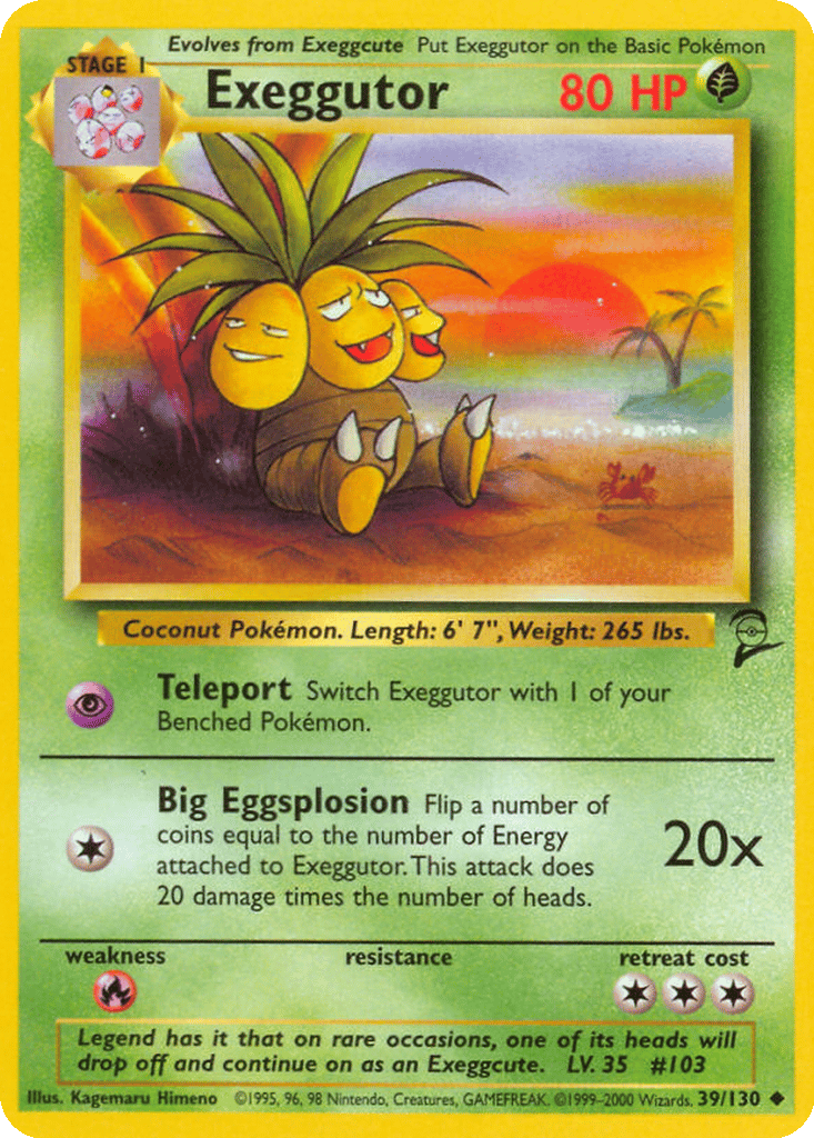 Exeggutor card