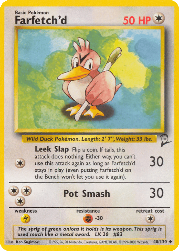 Farfetch'd card