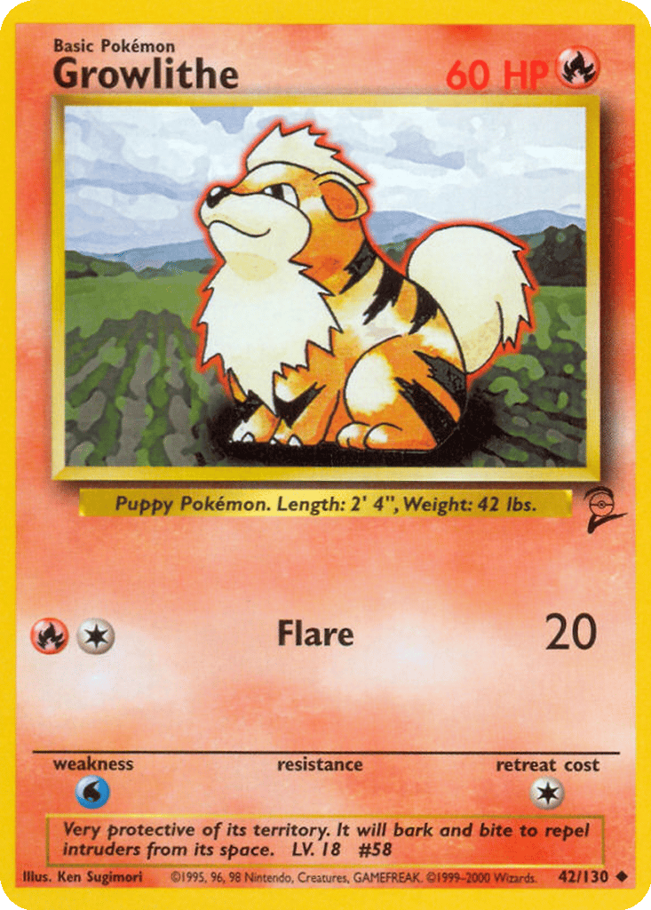 Growlithe card