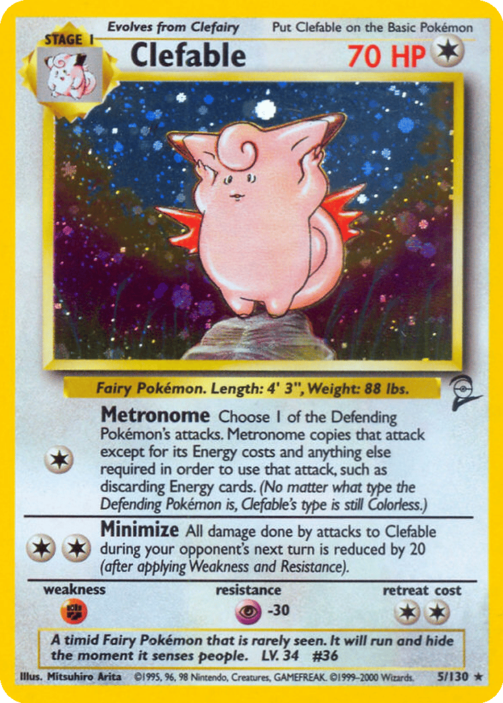 Clefable card