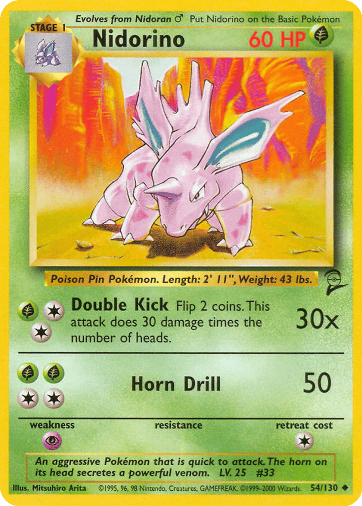 Nidorino card