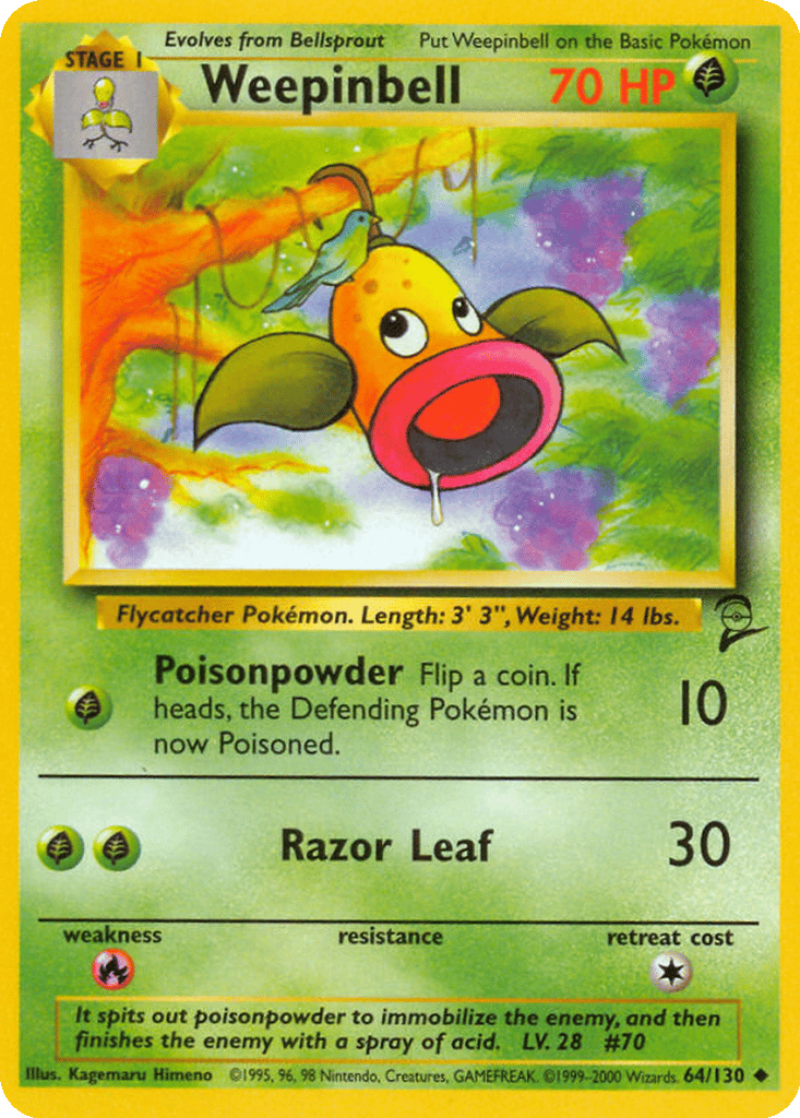 Weepinbell card