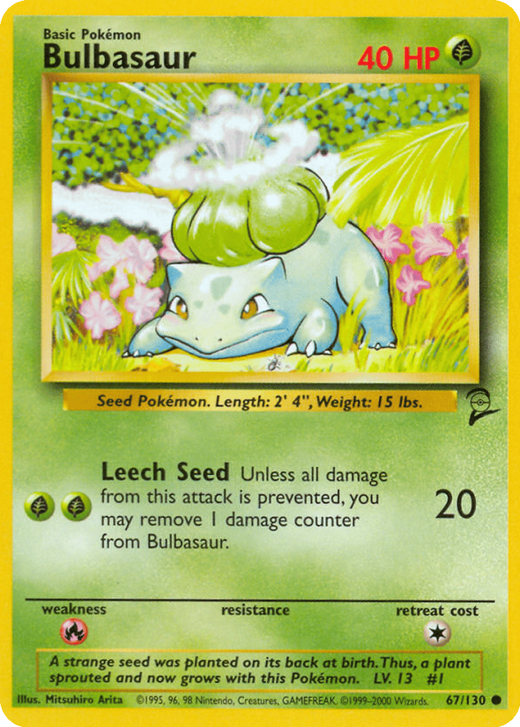 Bulbasaur card
