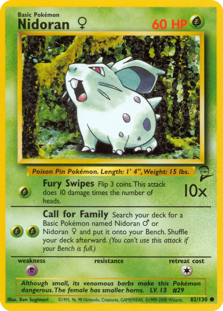 Nidoran ♀ card