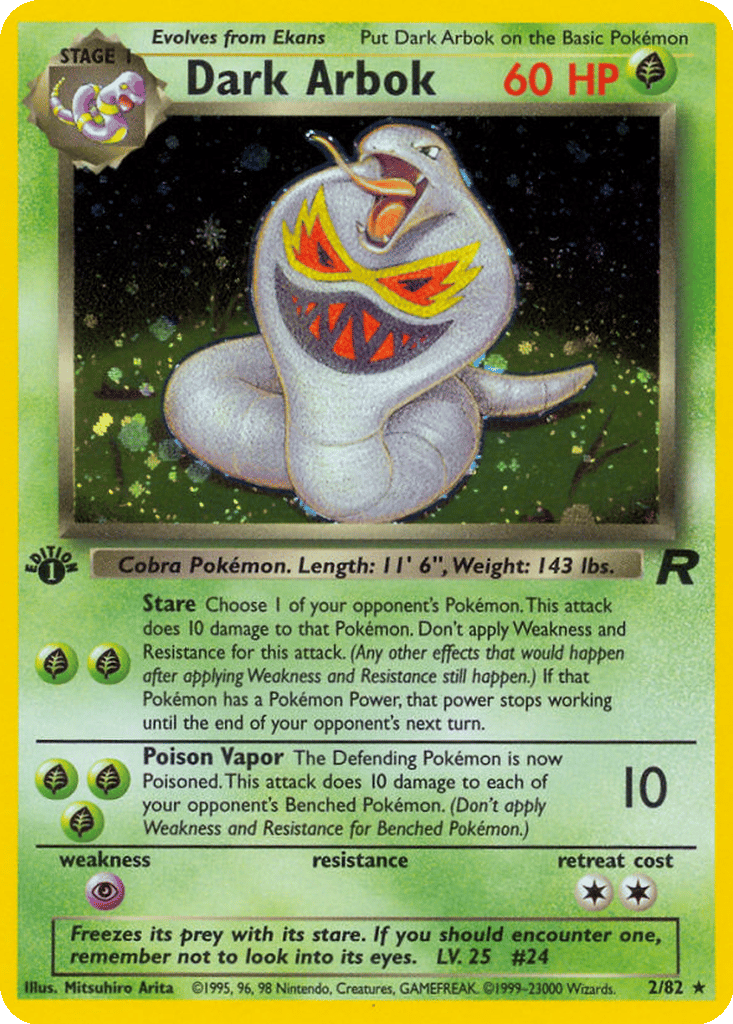 Dark Arbok card