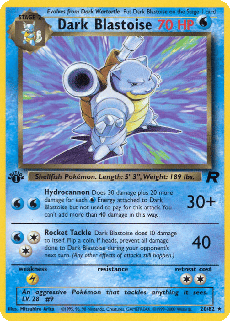 Dark Blastoise card