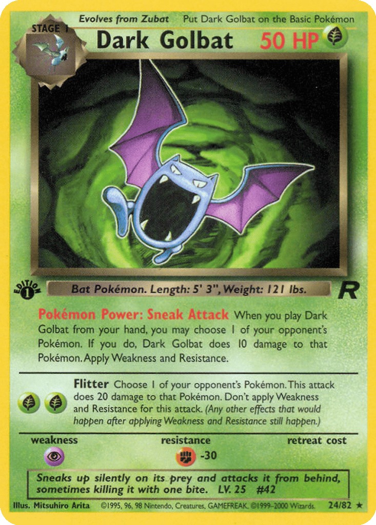 Dark Golbat card