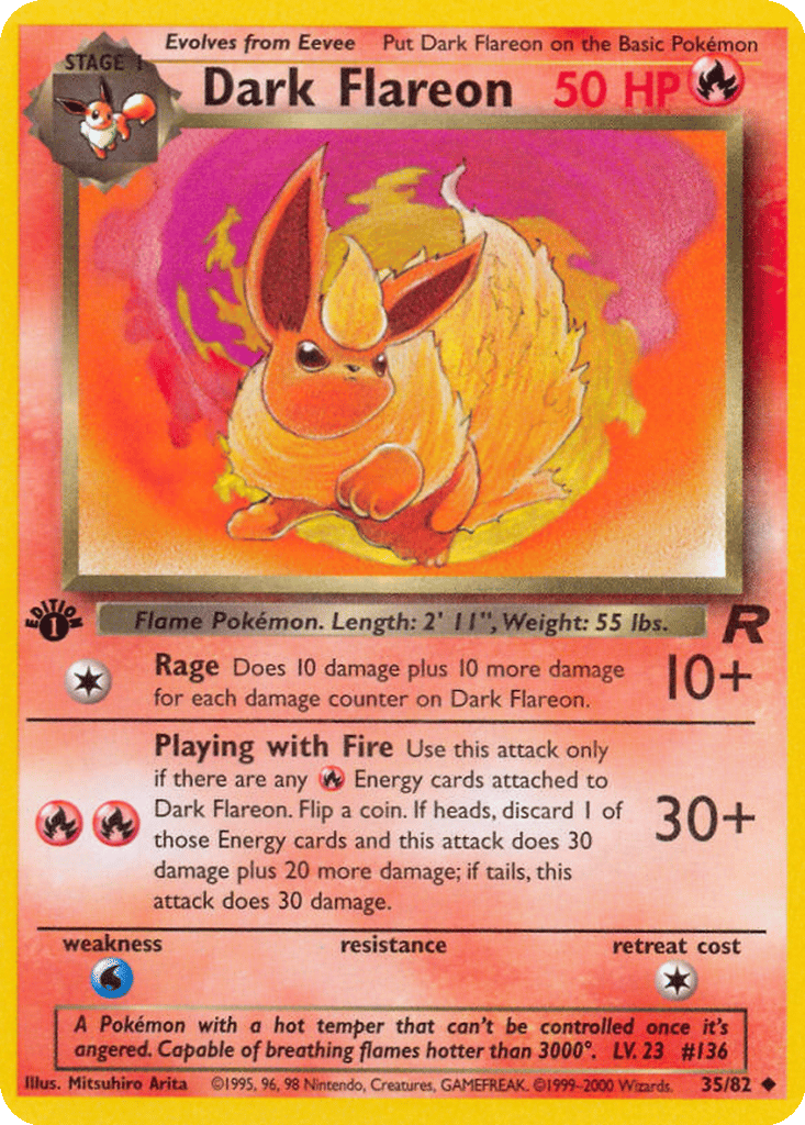 Dark Flareon card