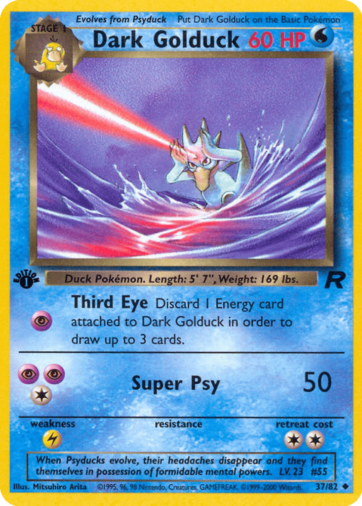 Dark Golduck card