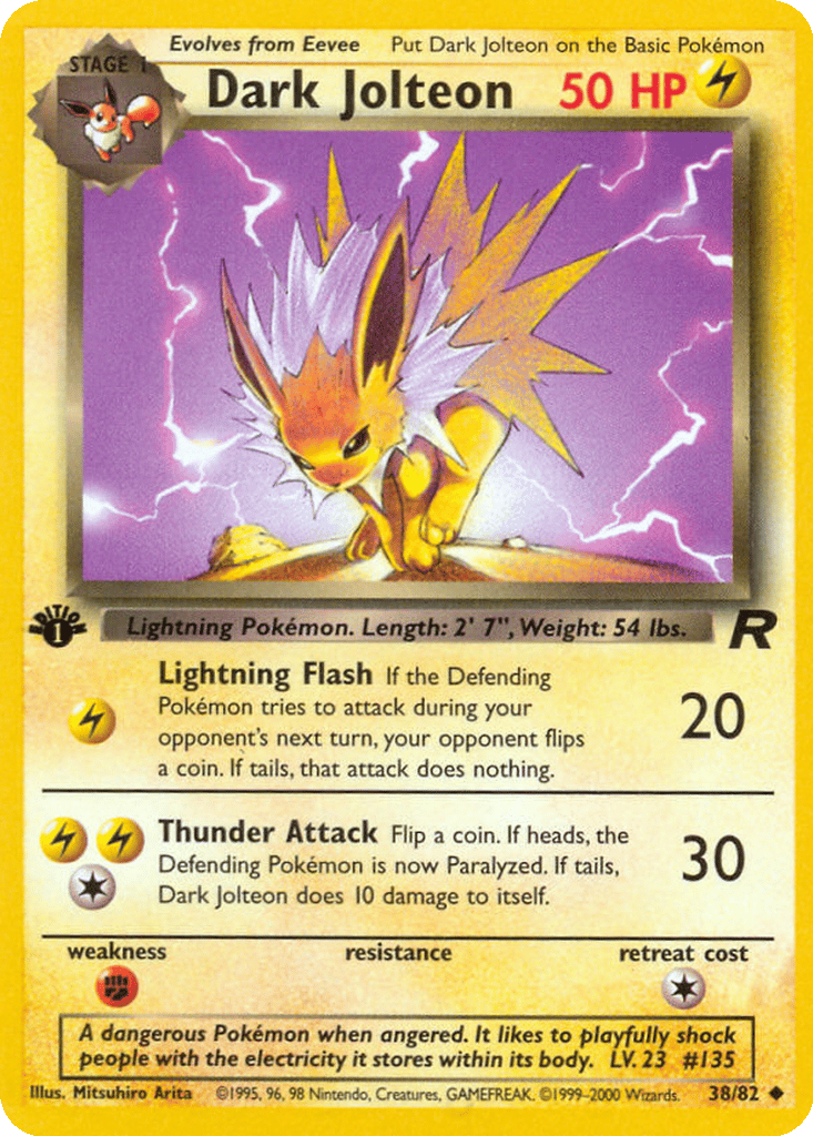 Dark Jolteon card