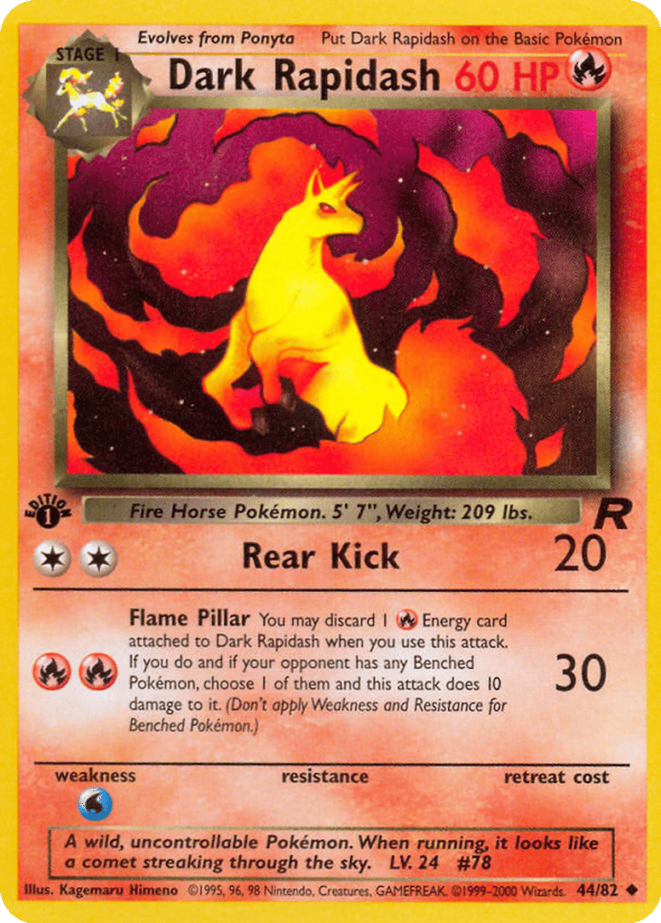 Dark Rapidash card