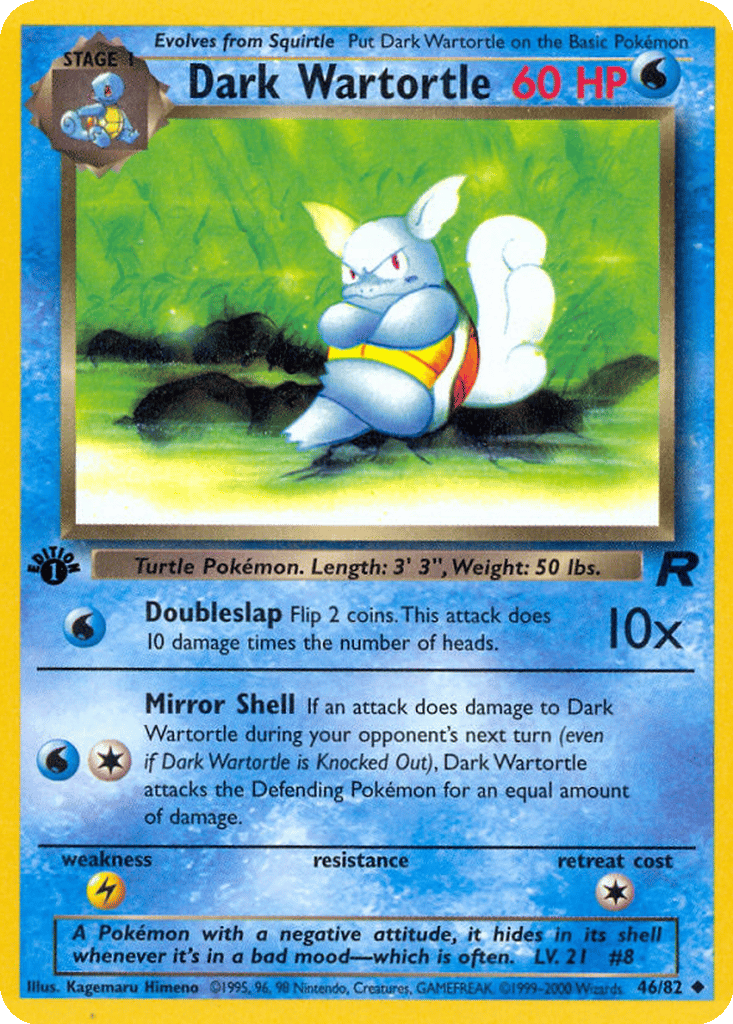Dark Wartortle card