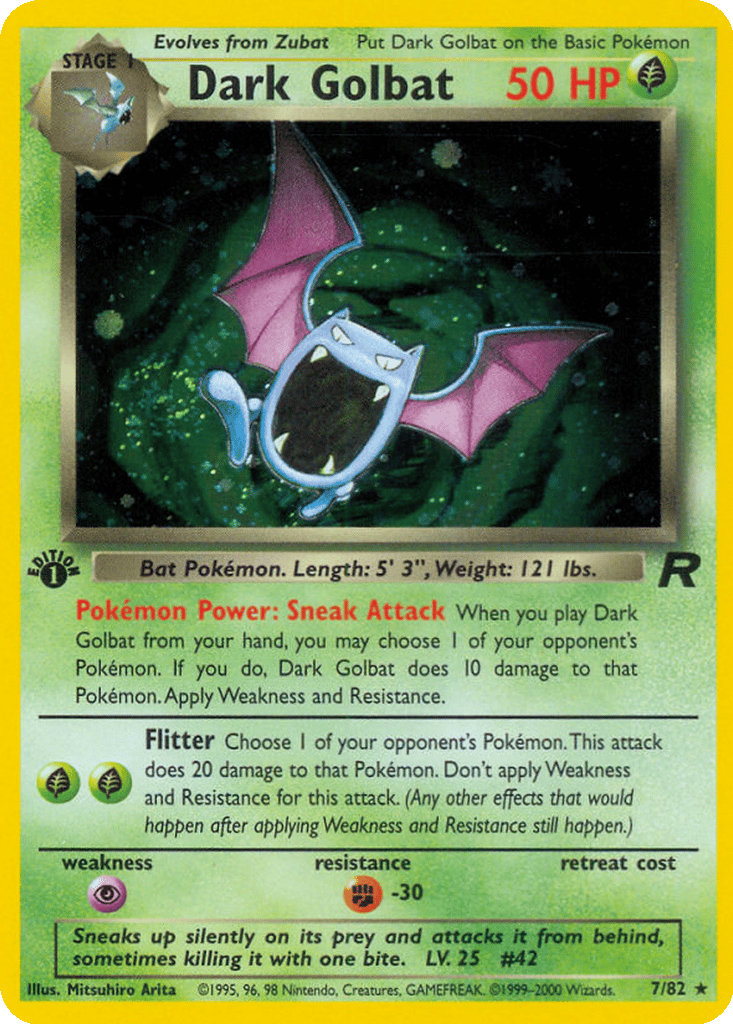 Dark Golbat card