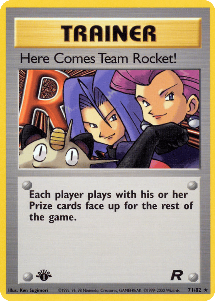 Here Comes Team Rocket! card
