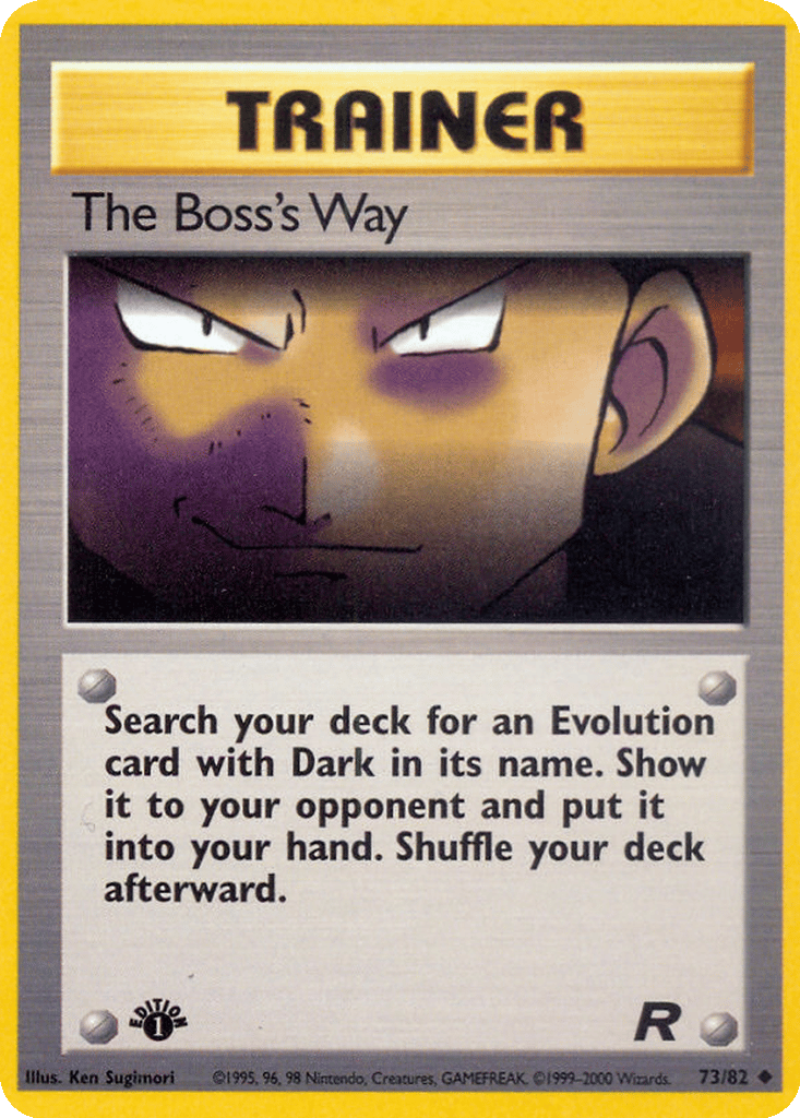 The Boss's Way card
