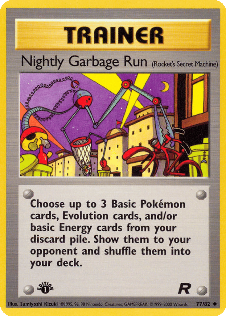 Nightly Garbage Run card