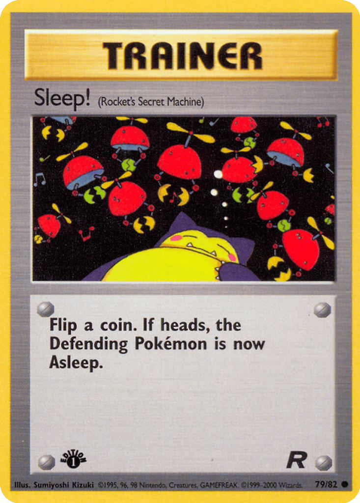 Sleep! card