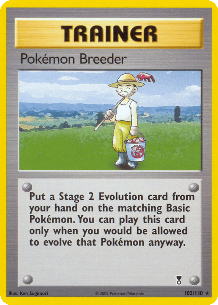 Pokémon Breeder card